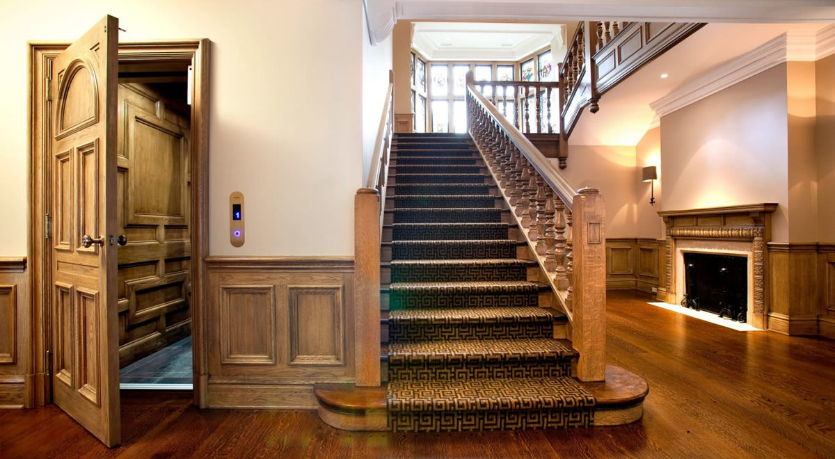 Custom Cambridge Residential Home Elevator from HomeLift